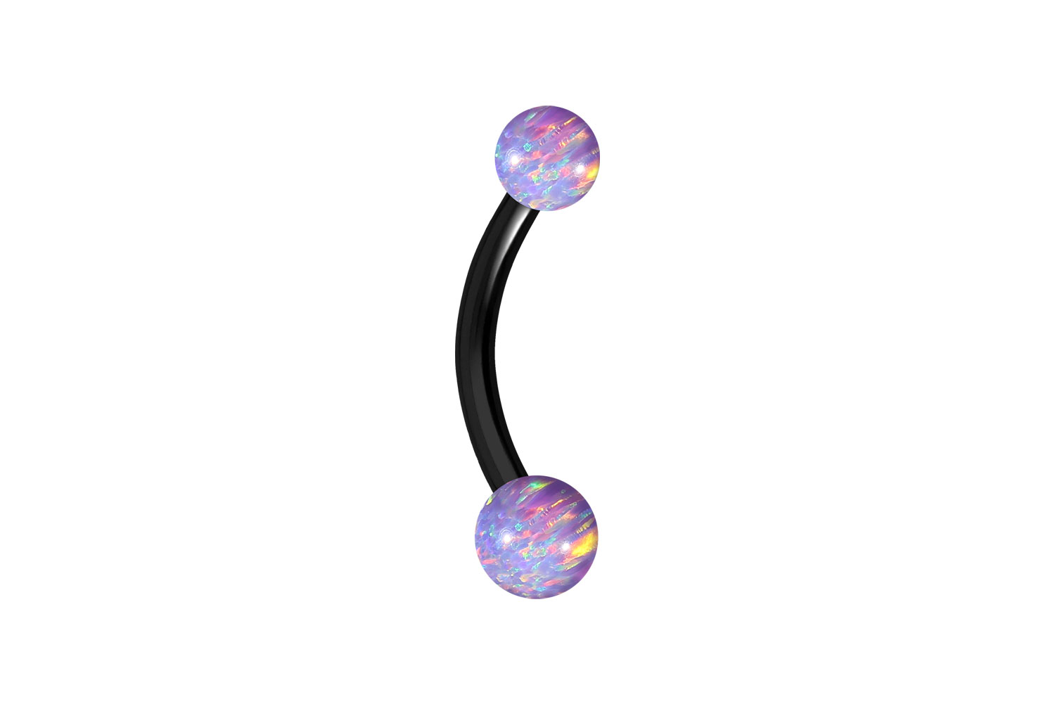 Titan Mini Bananabell Piercing SYNTHETISCHE OPALE
